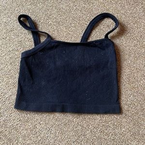 Black bandeau top